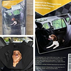 Waterproof Car Backseat Cover w Pockets Hammock Style Gift with Purchase nwt